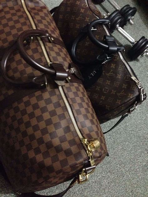 louis vuitton keepall 50 real vs fake